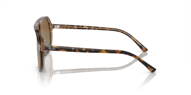 Ray - Ban Bambino RJ9096S JUNIOR BILL 7152T5 Occhiali da sole Acetato Oro Marrone Squadrata Polarizzata miniatura 3