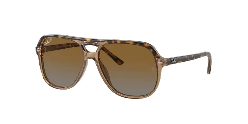Bambino RJ9096S JUNIOR BILL 7152T5 Occhiali da sole Acetato Oro Marrone Squadrata Polarizzata