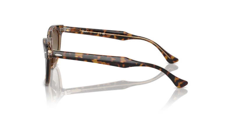 Ray - Ban Bambino RJ9098S 7152T5 Occhiali da sole Acetato Marrone Marrone Squadrata Polarizzata Sfumato miniatura 3