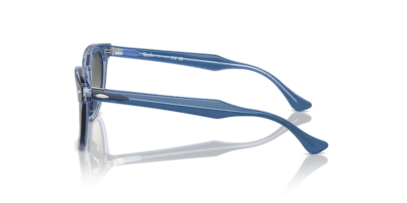 Ray - Ban Bambino RJ9098S 715911 Occhiali da sole Acetato Marrone Grigio Squadrata Normale Sfumato miniatura 3