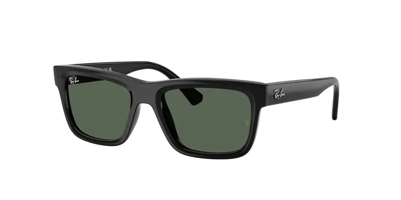 Ray - Ban Bambino RJ9196S  100/71 Occhiali da sole Iniettato Nero Verde Squadrata Normale