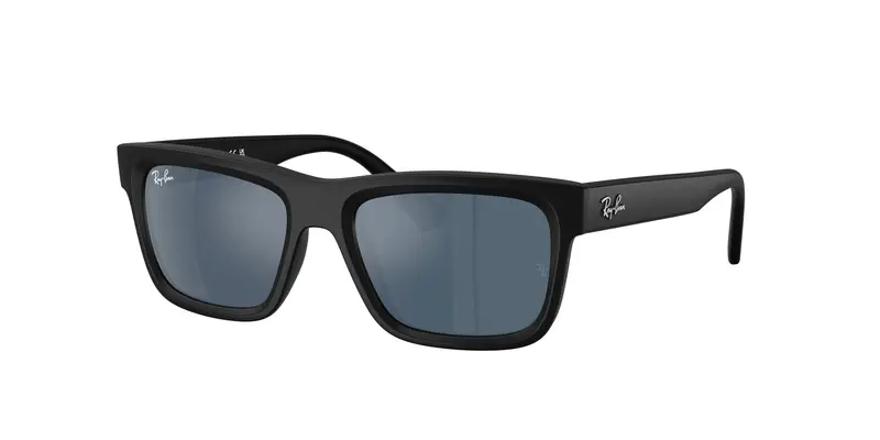 Ray - Ban Bambino RJ9196S  100S55 Occhiali da sole Iniettato Nero Blu Squadrata Specchiate