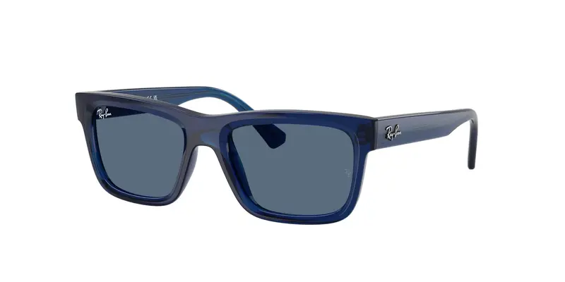 Ray - Ban Bambino RJ9196S  719080 Occhiali da sole Iniettato Blu Blu Squadrata Normale
