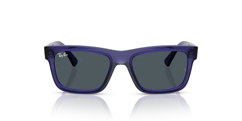 Ray - Ban Bambino RJ9196S 719187 Occhiali da sole Iniettato Viola Grigio Squadrata Normale miniatura 2