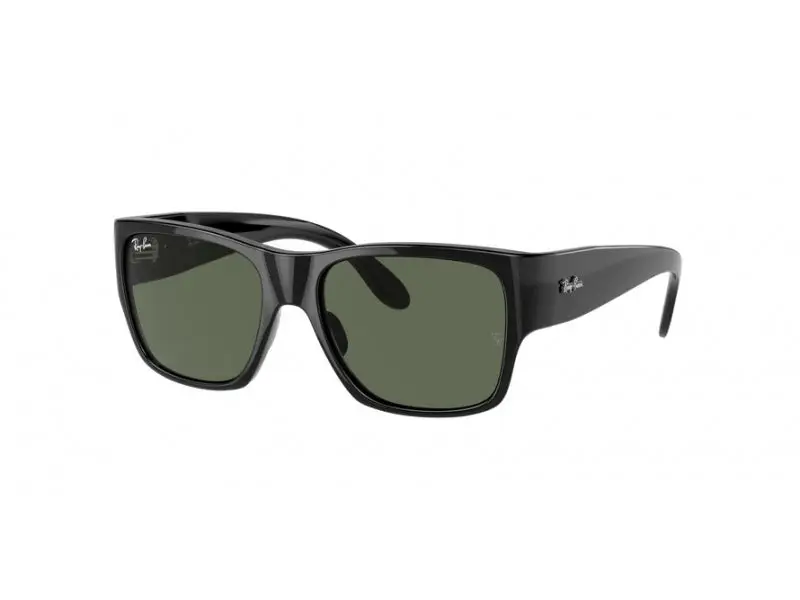 Ray - Ban Bambino RJ9287S 100/71 Occhiali da sole Plastica Nero Verde Squadrata Normale
