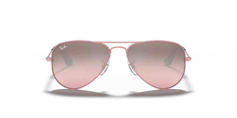 Ray - Ban Bambino RJ9506S JUNIOR AVIATOR 211/7E Occhiali da sole Metallo Rosa Rosa Pilot Normale Sfumato miniatura 2