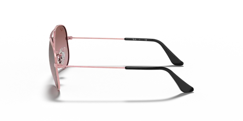 Ray - Ban Bambino RJ9506S JUNIOR AVIATOR 211/7E Occhiali da sole Metallo Rosa Rosa Pilot Normale Sfumato miniatura 3