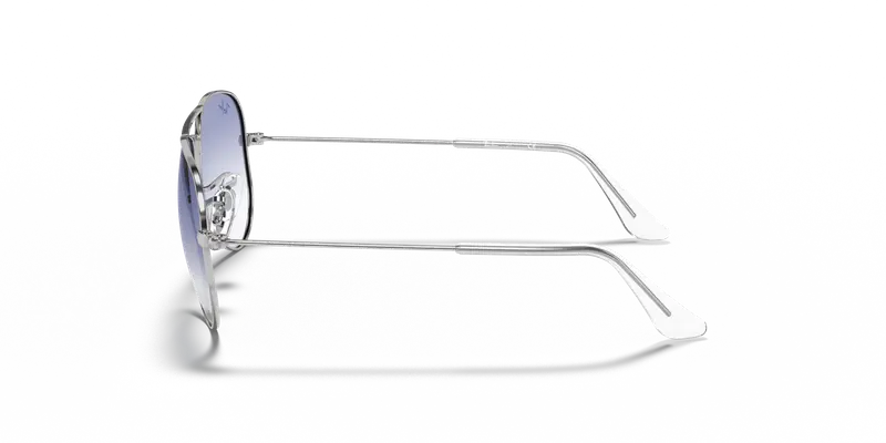 Ray - Ban Bambino RJ9506S JUNIOR AVIATOR 212/19 Occhiali da sole Metallo Argento Blu Pilot Normale Sfumato miniatura 3