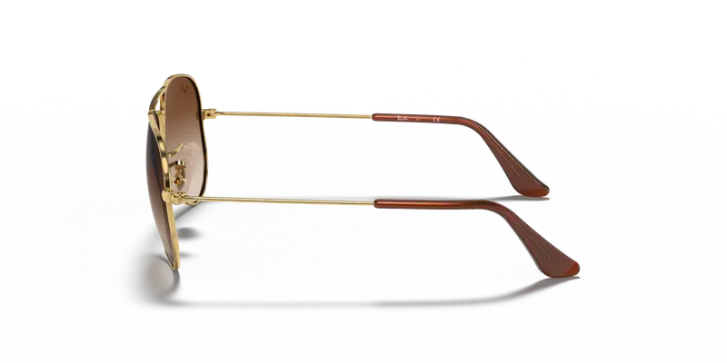 Ray - Ban Bambino RJ9506S JUNIOR AVIATOR 223/13 Occhiali da sole Metallo Oro Marrone Pilot Normale Sfumato miniatura 3