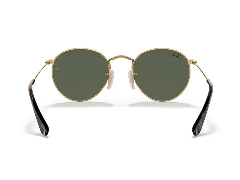 Ray - Ban Bambino RJ9547S JUNIOR ROUND 223/71 Occhiali da sole Metallo Oro Verde Rotonda Normale miniatura 3