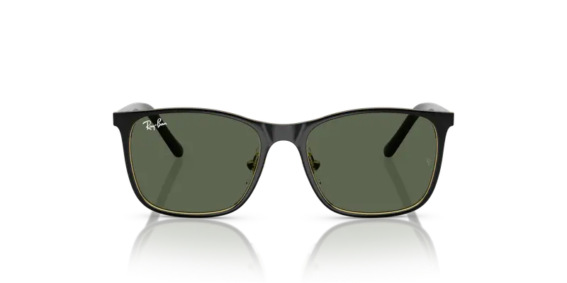 Ray - Ban Bambino RJ9551S 294/71 Occhiali da sole Metallo Nero Verde Squadrata Normale miniatura 2