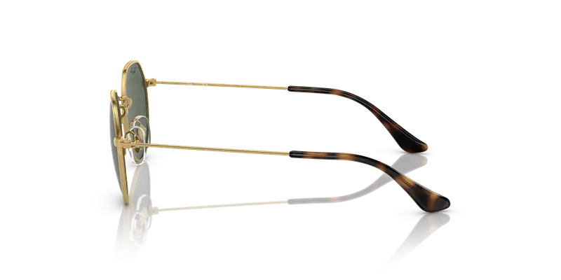 Ray - Ban Bambino RJ9565S Jack 223/71 Occhiali da sole Metallo Oro Verde Geometrica Normale miniatura 3