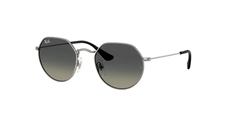 Ray - Ban Bambino RJ9565S JUNIOR JACK 200/11 Occhiali da sole Metallo Grigio Grigio Geometrica Normale Sfumato