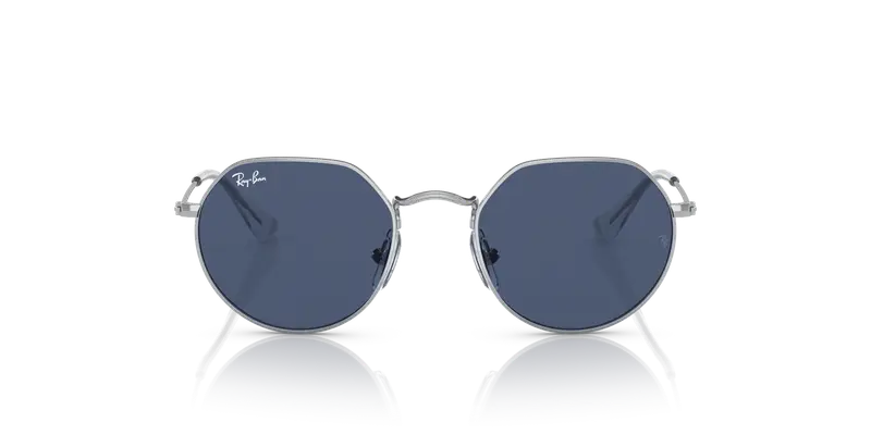 Ray - Ban Bambino RJ9565S JUNIOR JACK 212/80 Occhiali da sole Metallo Argento Blu Geometrica Normale miniatura 2