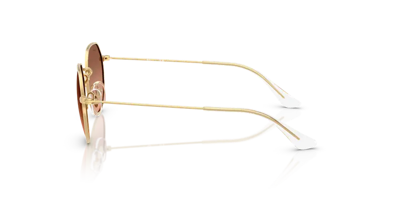 Ray - Ban Bambino RJ9565S JUNIOR JACK 223/46 Occhiali da sole Metallo Oro Rosa Geometrica Normale Sfumato miniatura 3