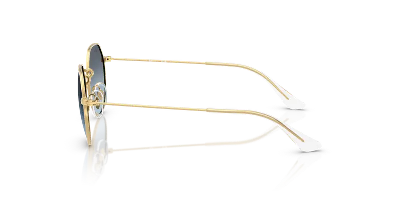 Ray - Ban Bambino RJ9565S JUNIOR JACK 223/V1 Occhiali da sole Metallo Oro Blu Geometrica Normale Sfumato miniatura 3