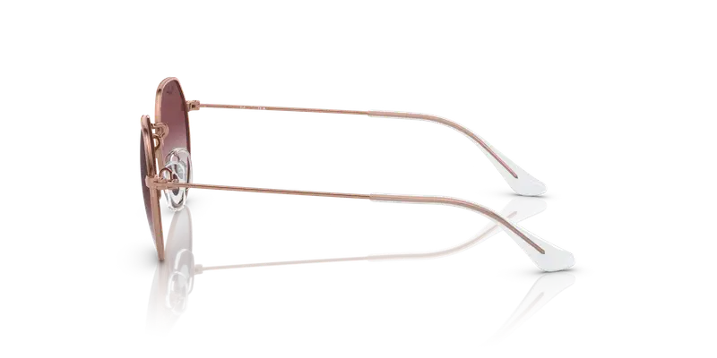 Ray - Ban Bambino RJ9565S JUNIOR JACK 291/8H Occhiali da sole Metallo Oro Viola Geometrica Normale Sfumato miniatura 3