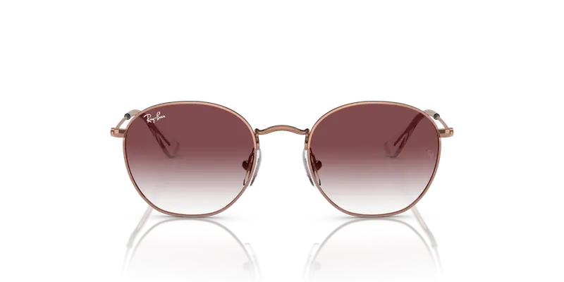 Ray - Ban Bambino RJ9572S JUNIOR ROB 291/8H Occhiali da sole Metallo Oro Viola Geometrica Normale Sfumato miniatura 2