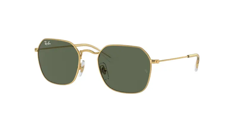 Ray - Ban Bambino RJ9594S 223/71 Occhiali da sole Metallo Oro Verde Geometrica Normale