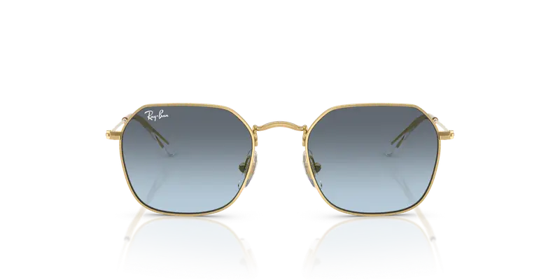 Ray - Ban Bambino RJ9594S 223/V1 Occhiali da sole Metallo Oro Blu Geometrica Normale Sfumato miniatura 2