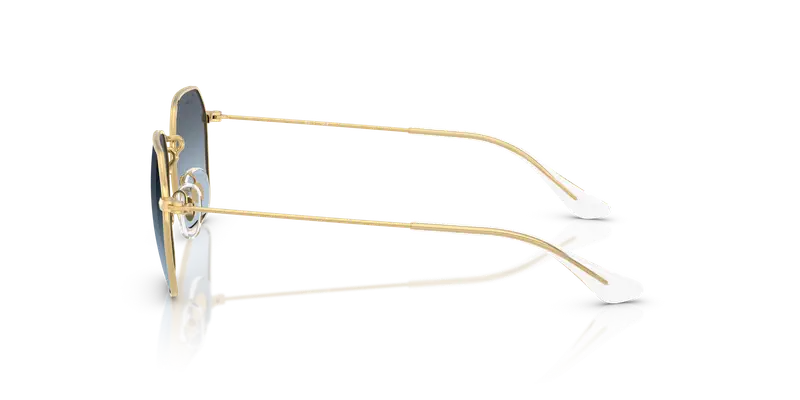 Ray - Ban Bambino RJ9594S 223/V1 Occhiali da sole Metallo Oro Blu Geometrica Normale Sfumato miniatura 3