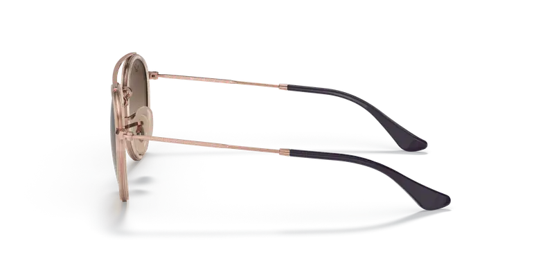 Ray - Ban Bambino RJ9647S 288/13 Occhiali da sole Metallo Marrone Marrone Rotonda Normale Sfumato miniatura 3