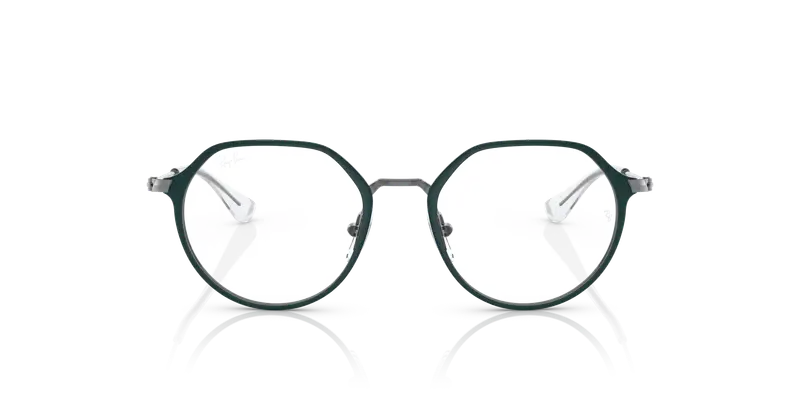Ray - Ban Bambino RY1058 4084 Montature da vista Metallo Verde Geometrica miniatura 2