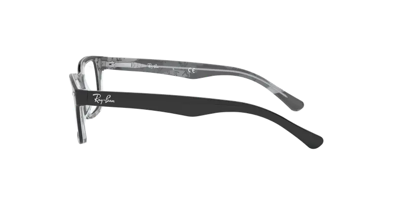 Ray - Ban Bambino RY1531 3803 Montature da vista Plastica Nero Squadrata miniatura 2