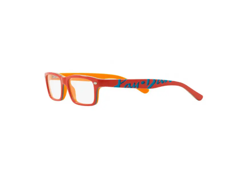 Ray - Ban Bambino RY1535 3599 Montature da vista Plastica Arancione Squadrata miniatura 2