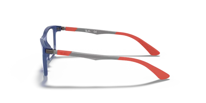 Ray - Ban Bambino RY1549 3734 Montature da vista Iniettato Blu Squadrata miniatura 3