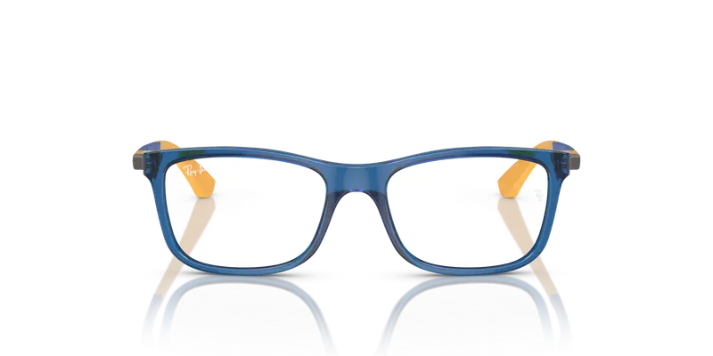 Ray - Ban Bambino RY1549 3940 Montature da vista Iniettato Blu Squadrata miniatura 2