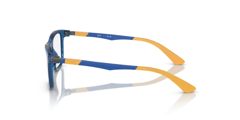 Ray - Ban Bambino RY1549 3940 Montature da vista Iniettato Blu Squadrata miniatura 3