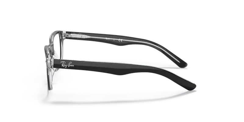 Ray - Ban Bambino RY1555 3529 Montature da vista Acetato Nero Squadrata miniatura 3