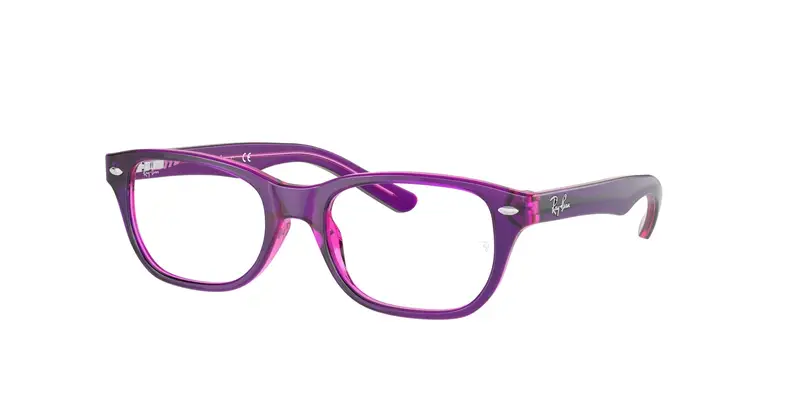 Ray - Ban Bambino RY1555 3666 Montature da vista Acetato Viola  Squadrata
