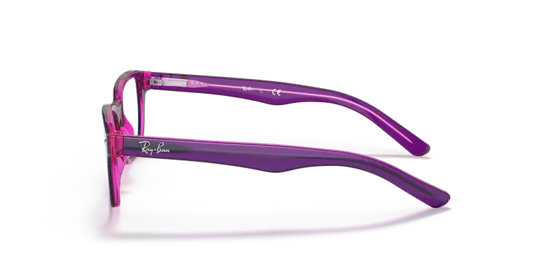 Ray - Ban Bambino RY1555 3666 Montature da vista Acetato Viola Squadrata miniatura 3