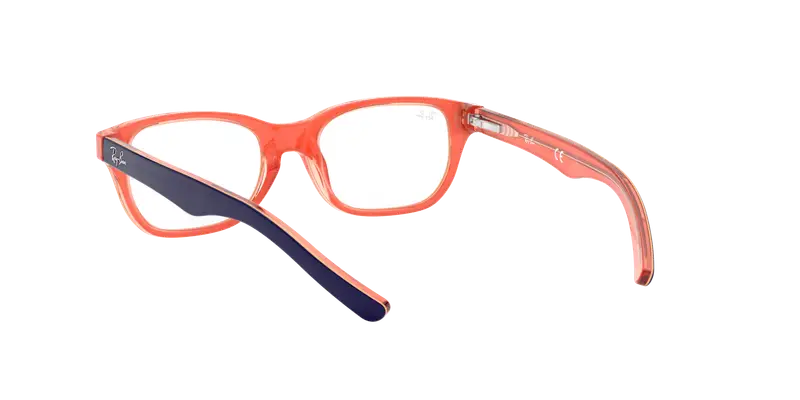 Ray - Ban Bambino RY1555 3762 Montature da vista Acetato Blu Squadrata miniatura 3