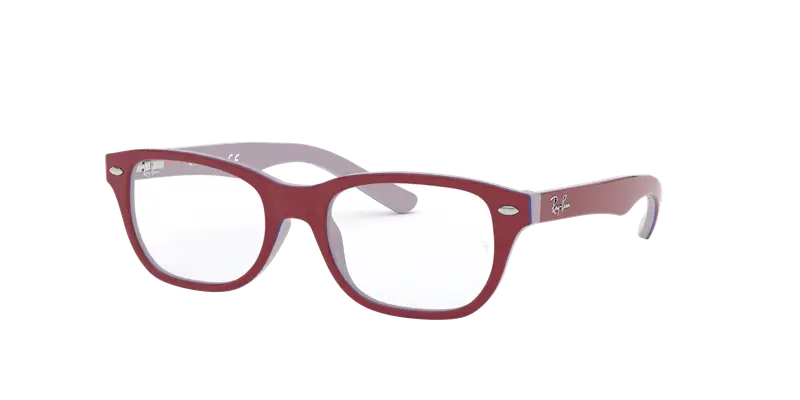 Ray - Ban Bambino RY1555 3821 Montature da vista Acetato Rosso Squadrata