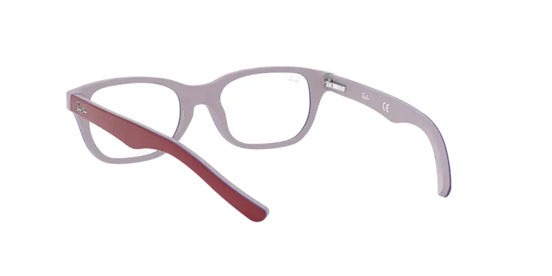 Ray - Ban Bambino RY1555 3821 Montature da vista Acetato Rosso Squadrata miniatura 3