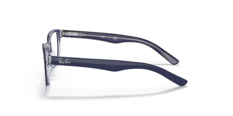 Ray - Ban Bambino RY1555 3853 Montature da vista Acetato Blu Squadrata miniatura 3