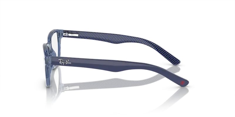 Ray - Ban Bambino RY1555 3977 Montature da vista Acetato Blu Squadrata miniatura 3