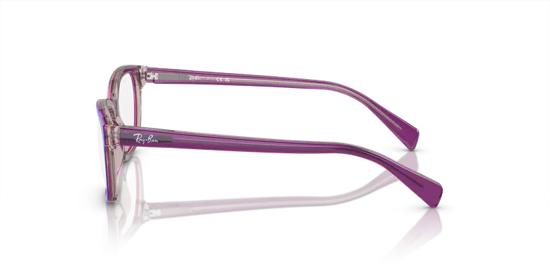 Ray - Ban Bambino RY1591 3944 Montature da vista Acetato Viola Squadrata miniatura 3