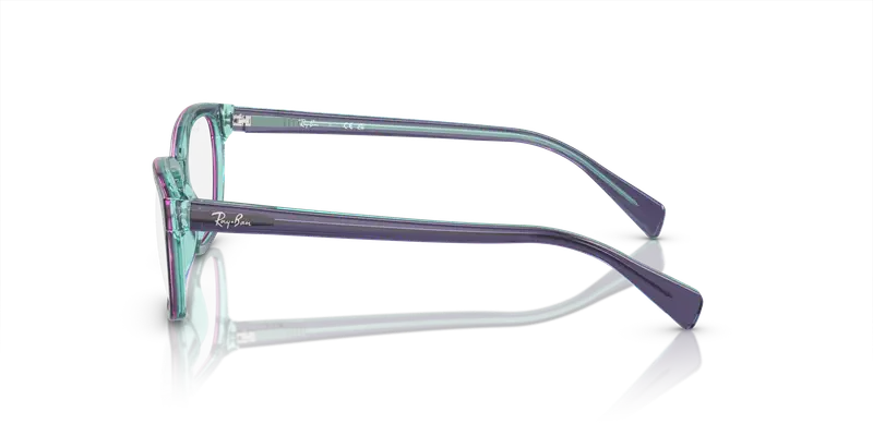 Ray - Ban Bambino RY1591 3945 Montature da vista Acetato Blu Squadrata miniatura 3