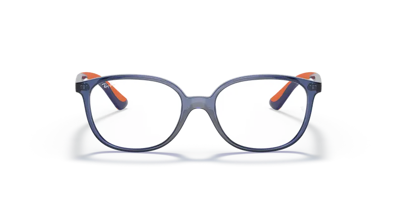 Ray - Ban Bambino RY1598 3775 TRANSPARENT BLUE Montature da vista Plastica Blu Squadrata miniatura 2