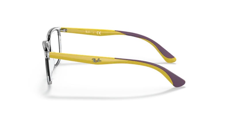 Ray - Ban Bambino RY1605 3868 Montature da vista Plastica Trasparente Squadrata miniatura 3