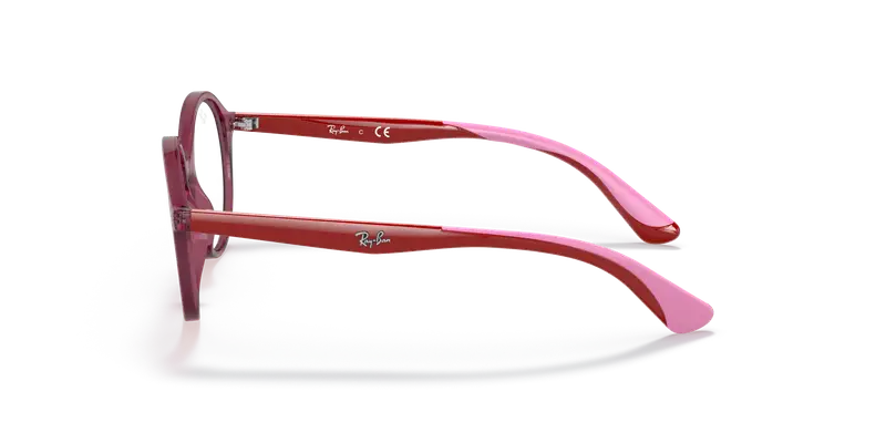 Ray - Ban Bambino RY1606 3777 Montature da vista Plastica Rosa Rotonda miniatura 3