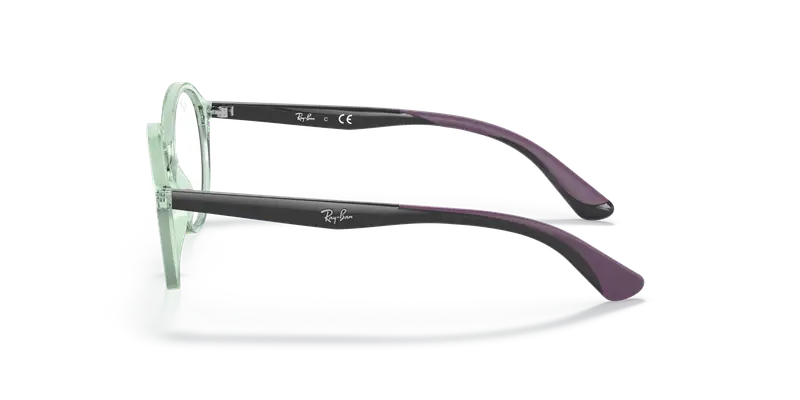 Ray - Ban Bambino RY1606 3861 Montature da vista Plastica Verde Rotonda miniatura 3