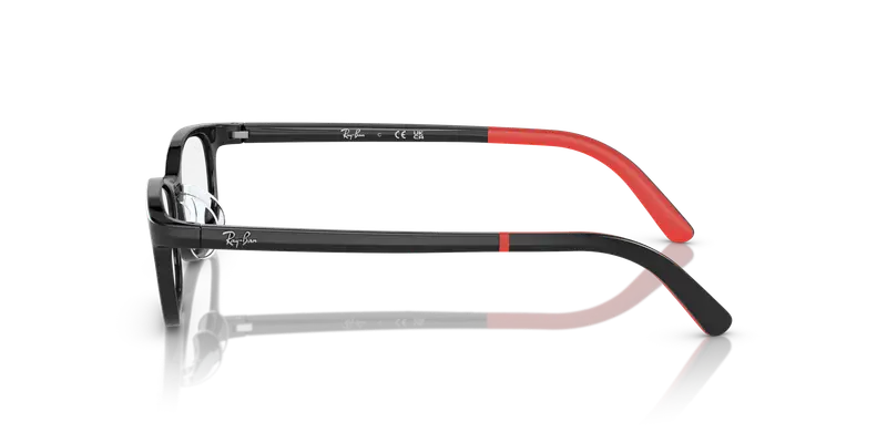 Ray - Ban Bambino RY1615D 3876 Montature da vista Iniettato Nero Pillow miniatura 3