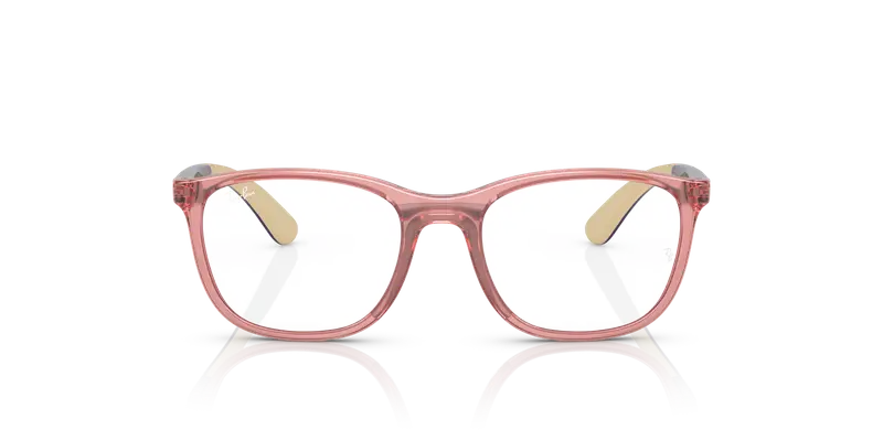 Ray - Ban Bambino RY1620 3921 Montature da vista Iniettato Rosa Squadrata miniatura 2