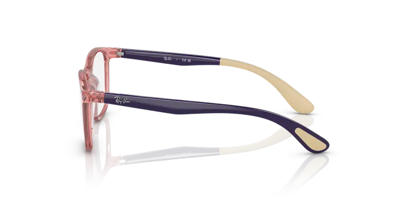 Ray - Ban Bambino RY1620 3921 Montature da vista Iniettato Rosa Squadrata miniatura 3