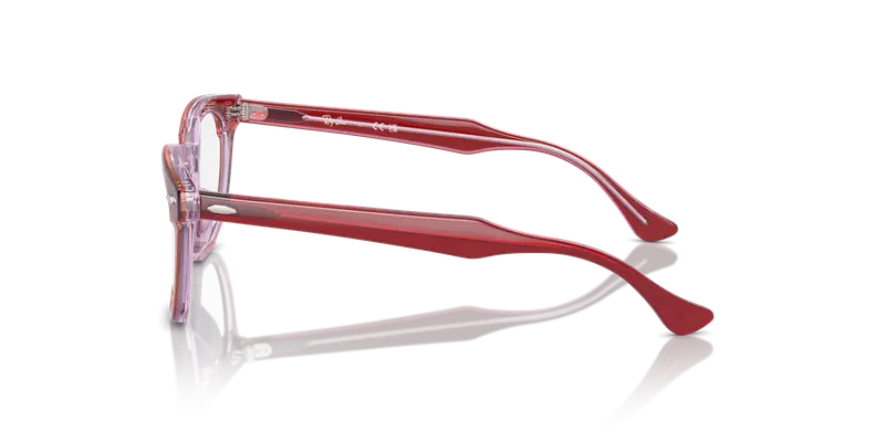 Ray - Ban Bambino RY9098V 3960 Montature da vista Acetato Rosso Squadrata miniatura 3